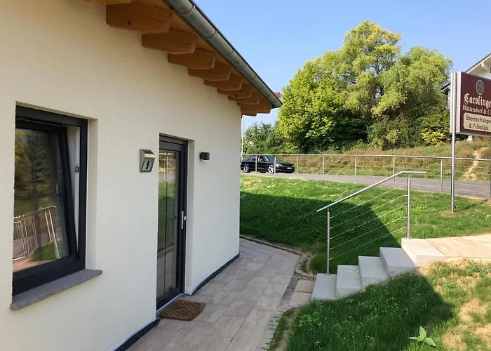 Carolinger Huettendorf 여관 Weyer (Limburg-Weilburg)